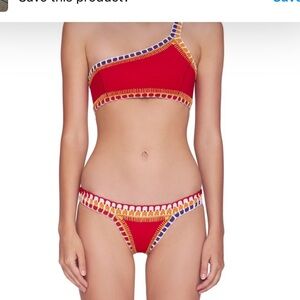 Kiini Kaia One Shoulder Bikini Top and Bottom (611)